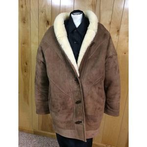 Classic Sheepskin Coat " Shearling Original Lambskin Coat"